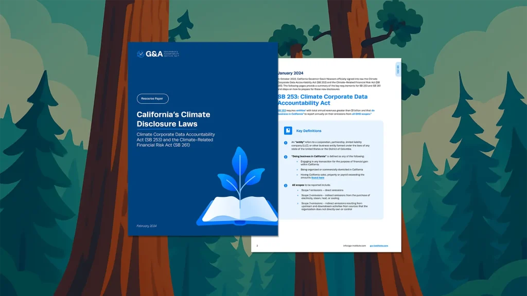 California’s Climate Disclosure Laws (SB253 and SB261)