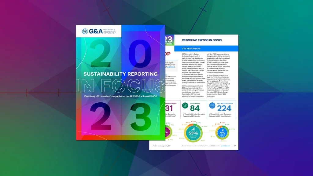 2023 Sustainability Reporting In Focus