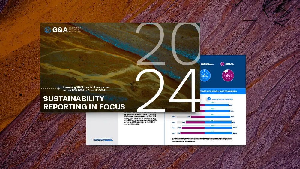 2024 Sustainability Reporting In Focus