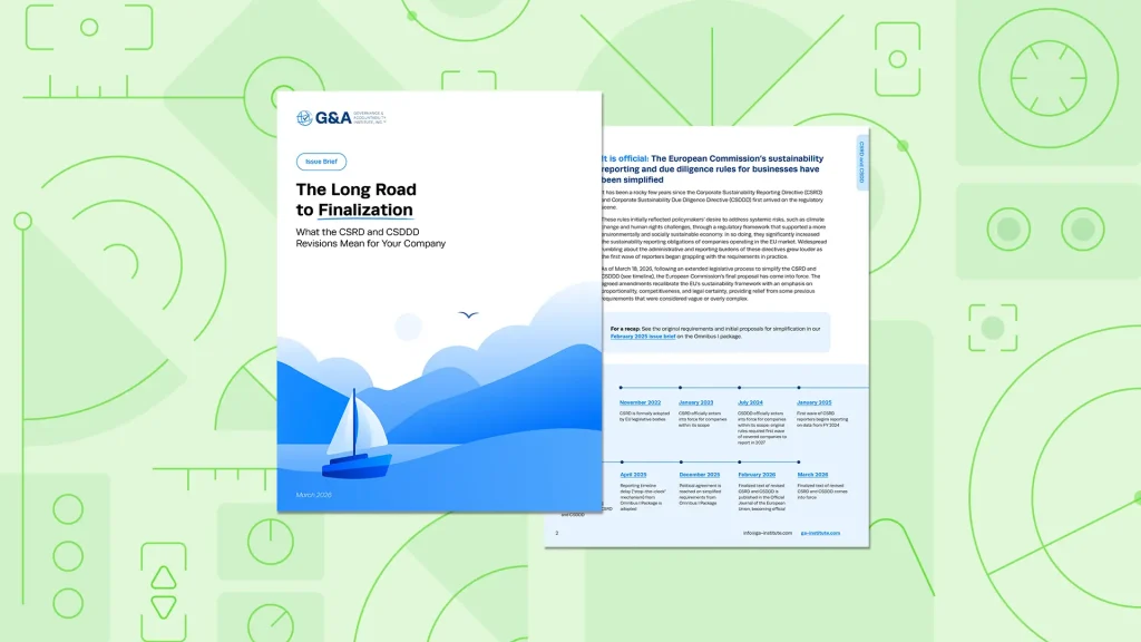 The Long Road to Finalization: What the CSRD and CSDDD Revisions Mean for Your Company