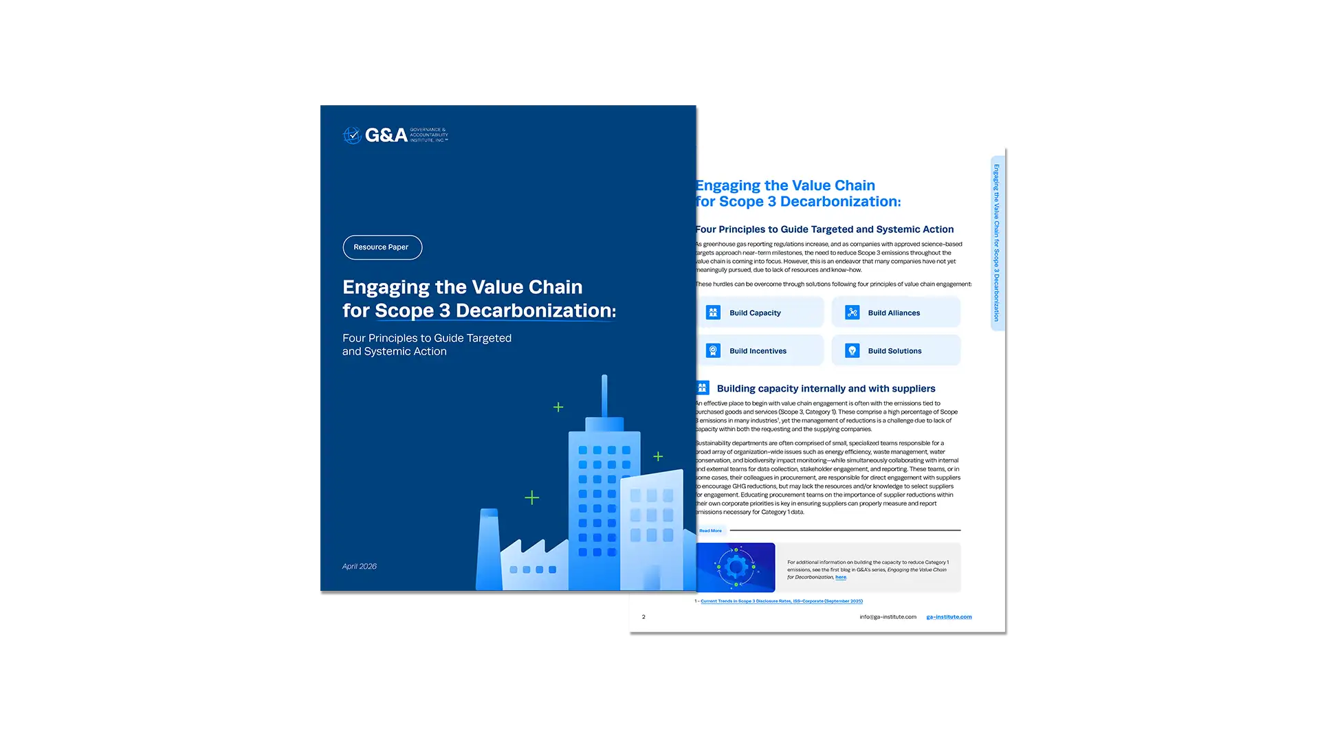 Engaging the Value Chain for Scope 3 Decarbonization