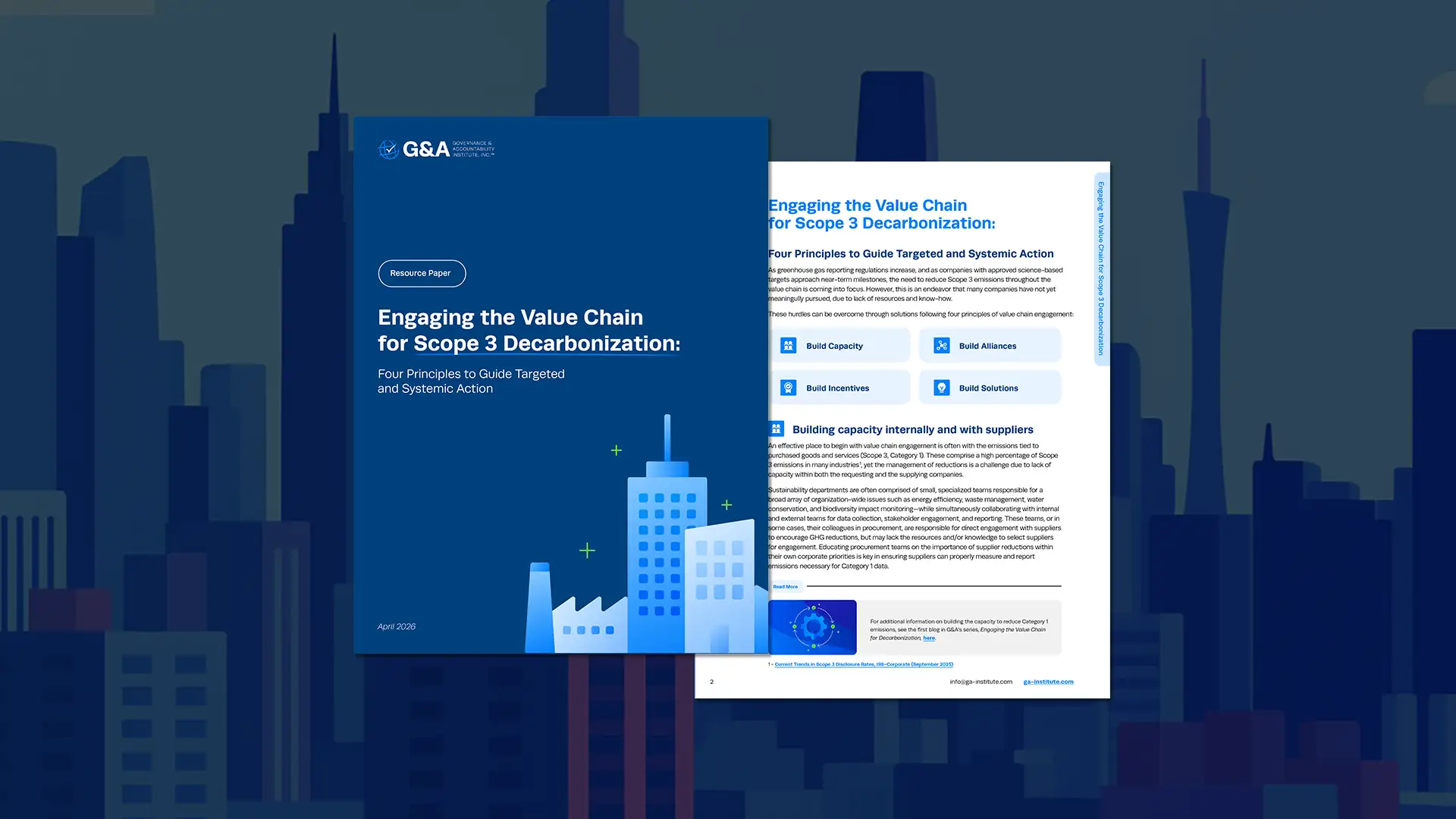 Engaging the Value Chain for Scope 3 Decarbonization