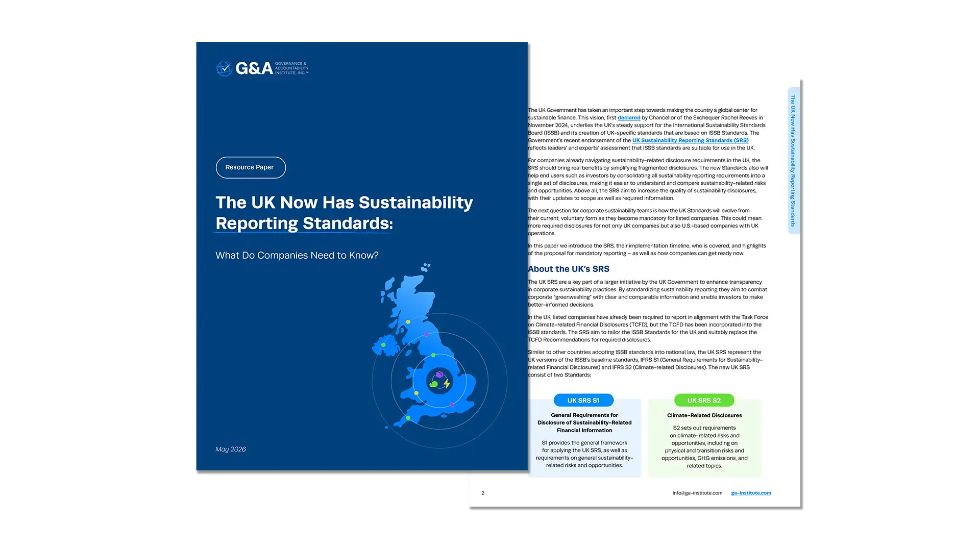 The UK Sustainability Reporting Standards