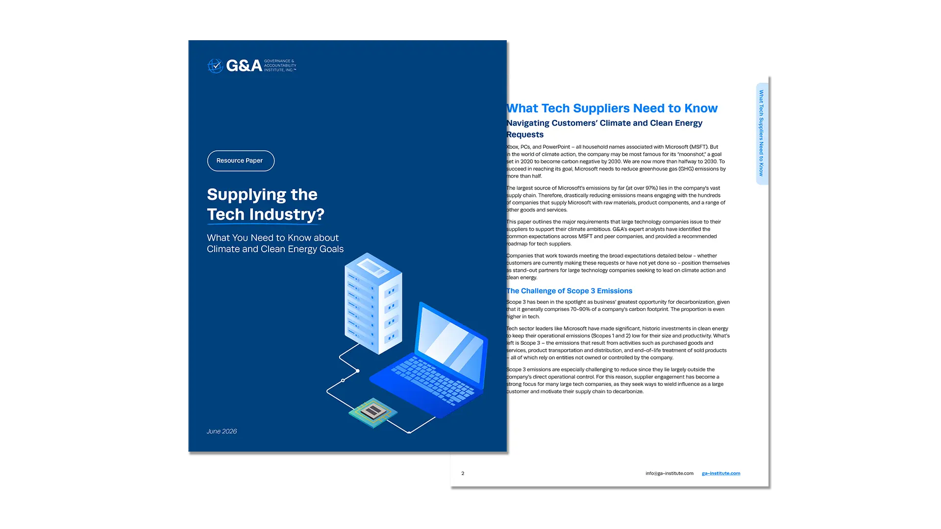 Supplying the Tech Industry?